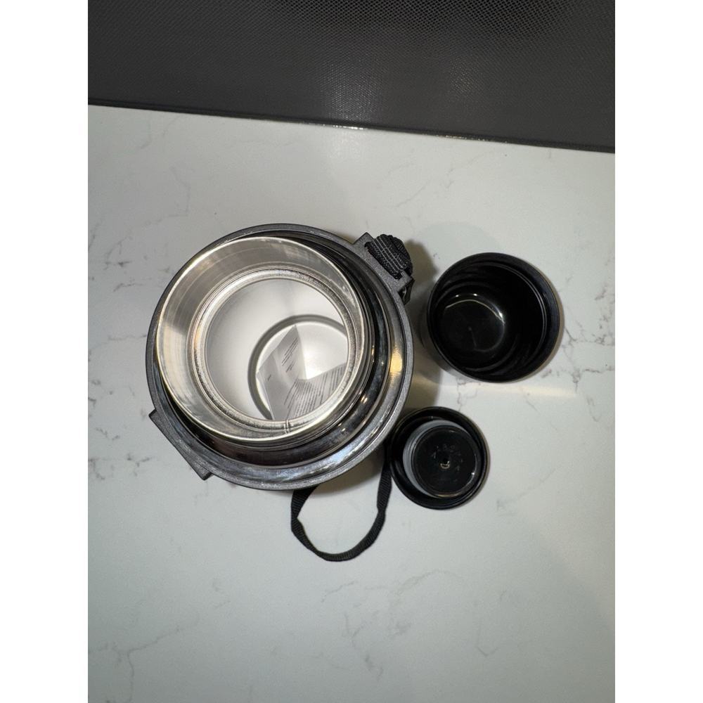 Coleman Vacuum Bottle Stainless Steel (black) 25oz Thermos With Strap NEW - Picture 4 of 8